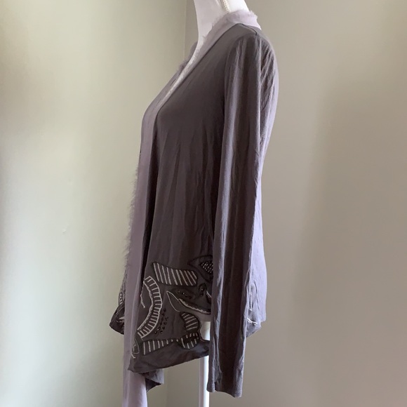 BKE BUCKLE Beaded Embroidered Cardigan - Picture 4 of 11